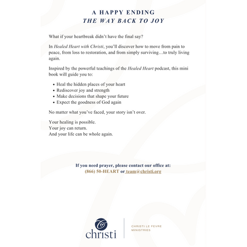 A Happy Ending | The Way Back to Joy Mini-Book 1